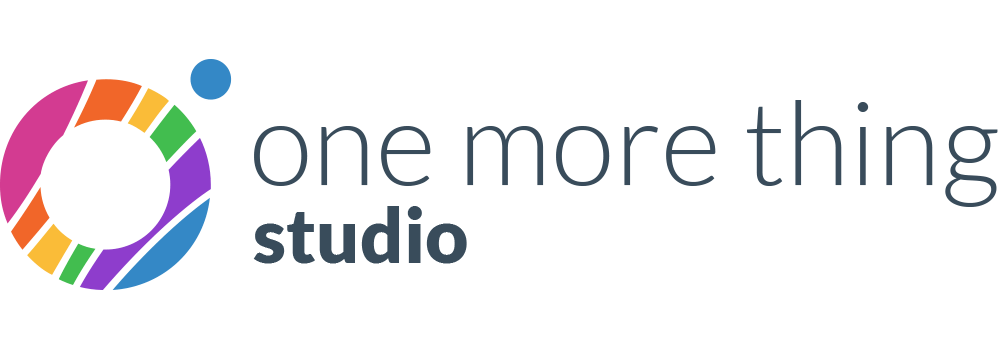 Logo agence One More Thing Studio