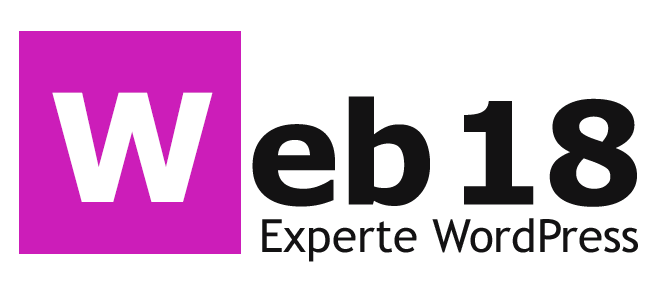 Logo Web18 agence web WordPress